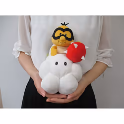 Sanei Super Mario All Star Collection AC28 Lakitu 8" Plush