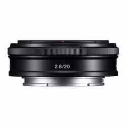 Sony Wide-Angle Prime E 20 mm F2.8 Camera Lenses, Black - Additional view 2