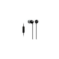 Sony earphone MDR-EX15AP: with Canal-type remote control microphone black MDR-EX15AP B