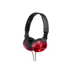 Sony MDR-ZX310 Overhead Headphones, Red