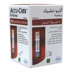 Accu Chek Performa Blood Glucose Test Strips Accurate Blood Glucose Levels 50's