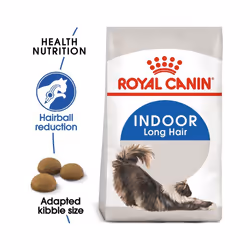 Royal Canin Indoor Long Hair Dry Cat Food (Adult Cat, 2 kg)