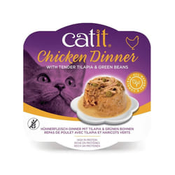 Catit Chicken Dinner Cats Best Food (Tilapia & Green Beans, 80 g)