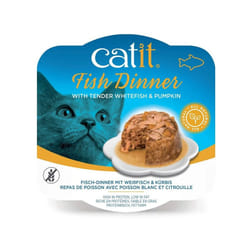 Catit Fish Dinner Cats Best Food (Whitefish & Pumpkin, 80 g)
