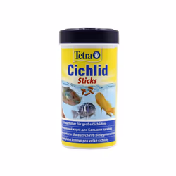 Tetra TetraCichlid Sticks for Fish (250 ml) - Balanced Diet for Cichlids, Promotes Vibrant Color and Healthy Growth