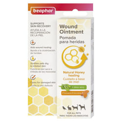 Beaphar Wound Ointment for Pets, Healing Properties of Honey and Turmeric With Aloe Vera and Essential Oils - 30ml