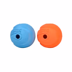 Chuckit! Whistler Ball Dog Toy (Medium, 2 Pieces) | Squeaky, Durable Fetch Balls for Active Playtime, Ideal for Dogs of All Breeds