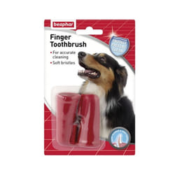 Beaphar Finger Toothbrush (2 Pieces) - Gentle Dental Care for Dogs and Cats, Ideal for Maintaining Oral Hygiene