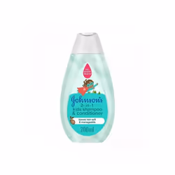 Johnson's 2-In-1 Kids Shampoo & Conditioner Children's Hair Care 200ml