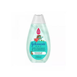 Johnson's 2-In-1 Kids Shampoo & Conditioner Children's Hair Care 200ml