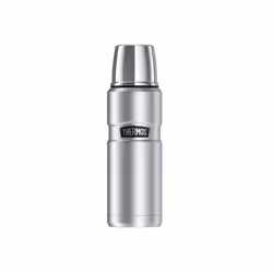 Thermos Stainless Steel Beverage Bottle  for Family, Sports, Hiking, Gym  (473 ml)