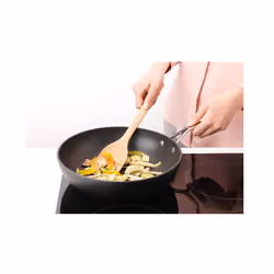 Brabantia Profile Wooden Stirring Spoon - 32.7 x 1 x 6.7 cm, Eco-Friendly Kitchen Utensil for Cooking and Baking