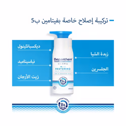 Bepanthen Derma Restoring Daily Moisturizing Body Lotion for Dry & Sensitive Skin 400ml | Hydrating, Soothing Formula for Soft Smooth & Nourished Skin