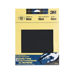 3M Sandpaper For Metal Pack (22.8 x 27.9 cm, 3 Pc.)