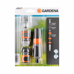 Gardena Original Fitting System for Hose & Taps (4 Pc.)