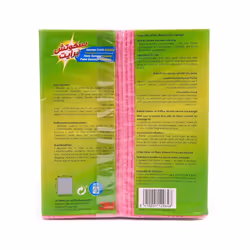 3M Scotch-Brite Classic Pink Sponge Cloths (3 Pieces) | Ultra-Absorbent, Durable Cleaning Cloths for Kitchen and Household Use, Machine Washable