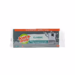 3M Scotch-Brite Classic Scrub Sponge 4+4 Combo Pack - 8 Pack, Durable Non-Scratch Cleaning Sponges for Kitchen and Household ...