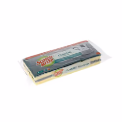 3M Scotch-Brite Classic Scrub Sponge 4+4 Combo Pack - 8 Pack, Durable Non-Scratch Cleaning Sponges for Kitchen and Household Use