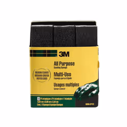3M All-Purpose Sanding Sponge, Medium Coarse (9.52 x 6.66 x 2.54 cm, 3 Pc.)