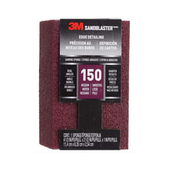 3M SandBlaster Sanding Sponge, 150 Medium Grit (11.4 x 6.3 x 2.5 cm)