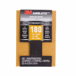 3M SandBlaster Sanding Sponge, 180 Fine Grit (9.5 x 6.3 x 2.5 cm)