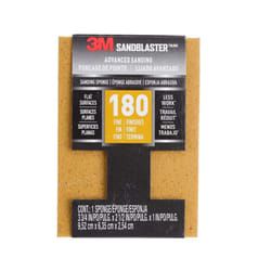3M SandBlaster Sanding Sponge, 180 Fine Grit (9.5 x 6.3 x 2.5 cm)