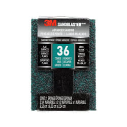 3M SandBlaster Sanding Sponge, 36 Coarse Grit (9.5 x 6.3 x 2.5 cm)
