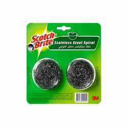 Scotch Brite 2-Pieece Stainless Steel Spiral Set Silver