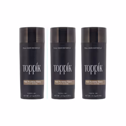 MEDIUM BROWN) Toppik Hair Building Fibres | Hair Fibres For Thinning Hair 27.5g (Pack of 3)