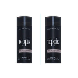 Toppik Hair Building Fibers, Grey, 27.5 g (pk 2)