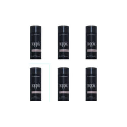 Toppik Hair Building Fibers, Grey, 27.5 g (pack of 6)