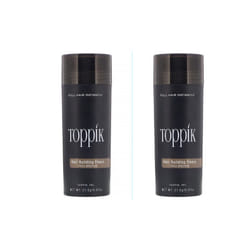 Toppik Hair Building Fibres | 27.5g (pack of 2) - MEDIUM BROWN