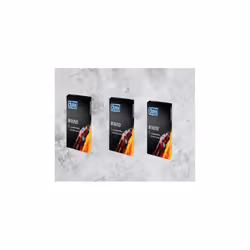 Durex Arouser Natural Rubber Latex Condoms for Men, Regular Fit, FSA & HSA Eligible, Condoms  Pack of 3