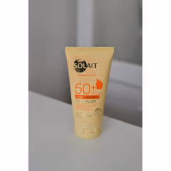 Superdrug Solait Anti-Ageing Hydrating Face Fluid Sun Cream With Aloe Vera, Vitamin E & Aquarich SPF50+ 50ml