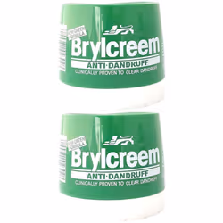 Brylcreem Anti-Dandruff Moisturising Hairdressing Cream For Smart Healthy-Looking Hair, Dandruff Control & Scalp Health - 75m ...