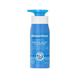 Bepanthen Derma Gentle Body Cleanser Gel for Dry & Sensitive Skin 400ml | Hydrating, Soap-Free Formula for Sensitive Skin, Soft & Smooth Skin