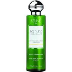 Keune So Pure Moisturizing Shampoo 250mL | Hydrating, Nourishing & Restorative Cleanser for Dry, Damaged & Curly Hair | Sulfate-Free & Gentle Formula