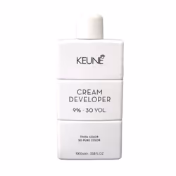 Keune Tinta Cream Developer 9% 30 Volume - 1000mL | Professional Hair Peroxide for Hair Coloring