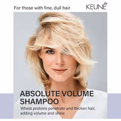 Keune Care Absolute Volume Shampoo 300mL | Volumizing & Thickening Shampoo for Fine, Thin & Limp Hair, Adds Fullness & Body