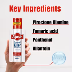 Alpecin Dandruff Killer Shampoo 250mL | Anti-Dandruff Treatment, Scalp Care, Soothes Itchy Scalp, Reduces Flakes | Removes Dandruff