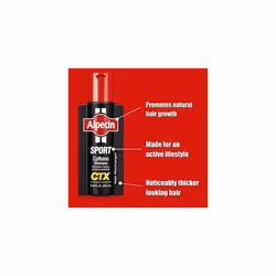 Alpecin Sport Caffeine-Shampoo CTX 250mL | Hair Energizer | Reduces Hair Loss | Reduces Hair Thinning | Men's Hair Care