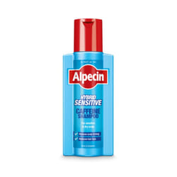 Alpecin Hybrid Caffeine Shampoo for Men with Dry, Itchy, Sensitive Scalps 250mL | Moisturizes Thinning Hair Natural Hair Growth | Reduce Hair Loss