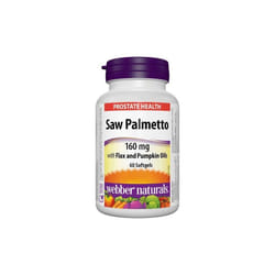 Webber Naturals Saw Palmetto 160 mg 60's