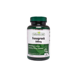 Natures Aid Fenugreek 500 mg 90 Capsules