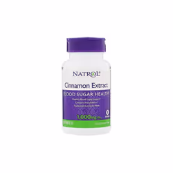 Natrol Cinnamon Extract 1000 mg Tablets 80's