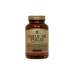 Solgar Garlic Oil Perles  Natural Cardiovascular and Immune Support 250's