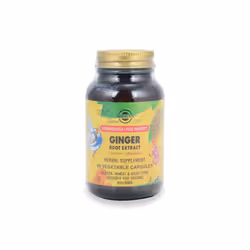 Solgar Standardized Full Potency Ginger Root Extract Vegetable capsules 60's
