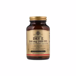 Solgar Vitamin E 400 IU Dry Vegetable Capsules 100's
