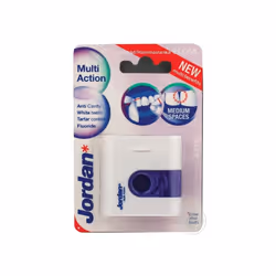 Jordan Multi Action Floss 25 m, Anti Cavity, For Whiter Teeth, With Fluoride & Mint
