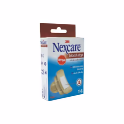 3M Nexcare Blood-Stop Bandages, Assorted, First Aid Kit For Small Injury 14S, One Size